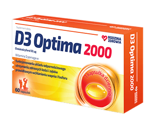 Rodzina Zdrowia D3 Optima 2000 60 kapsułek