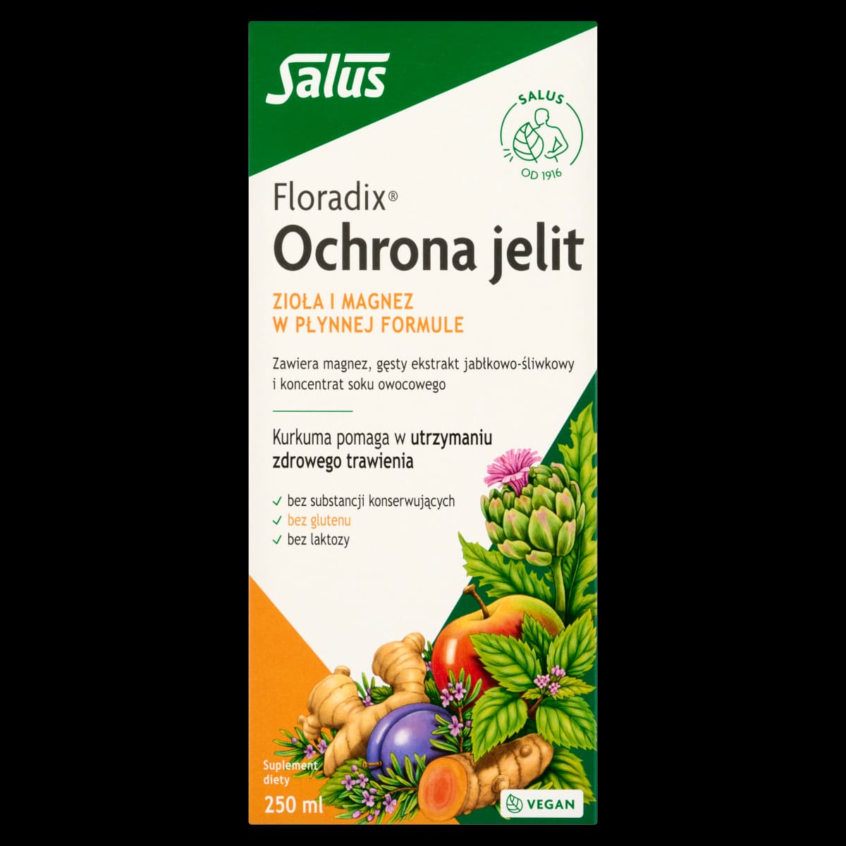 Floradix Zioła i Magnez Ochrona jelit płyn 250 ml