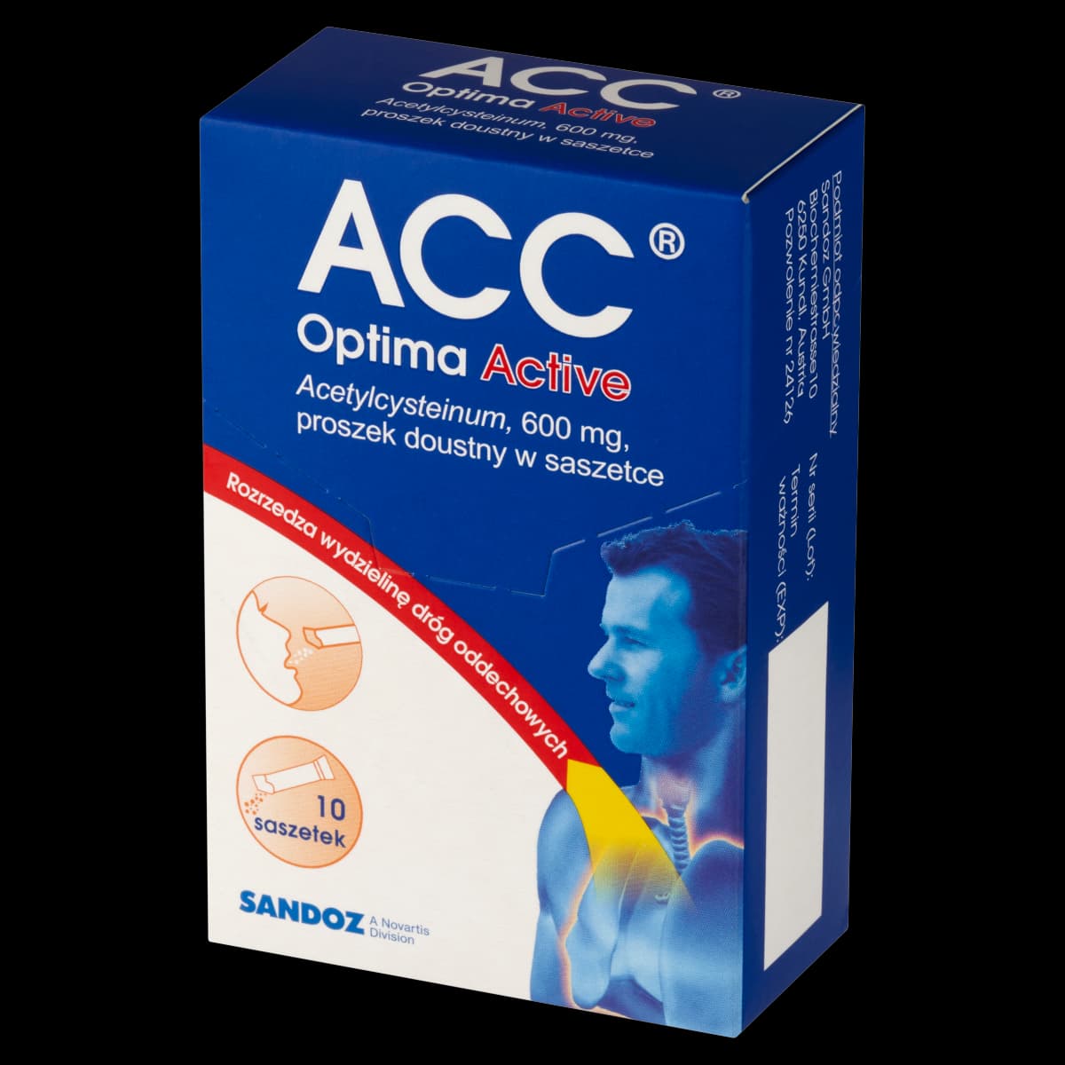 ACC Optima Active 600 mg 10 saszetek