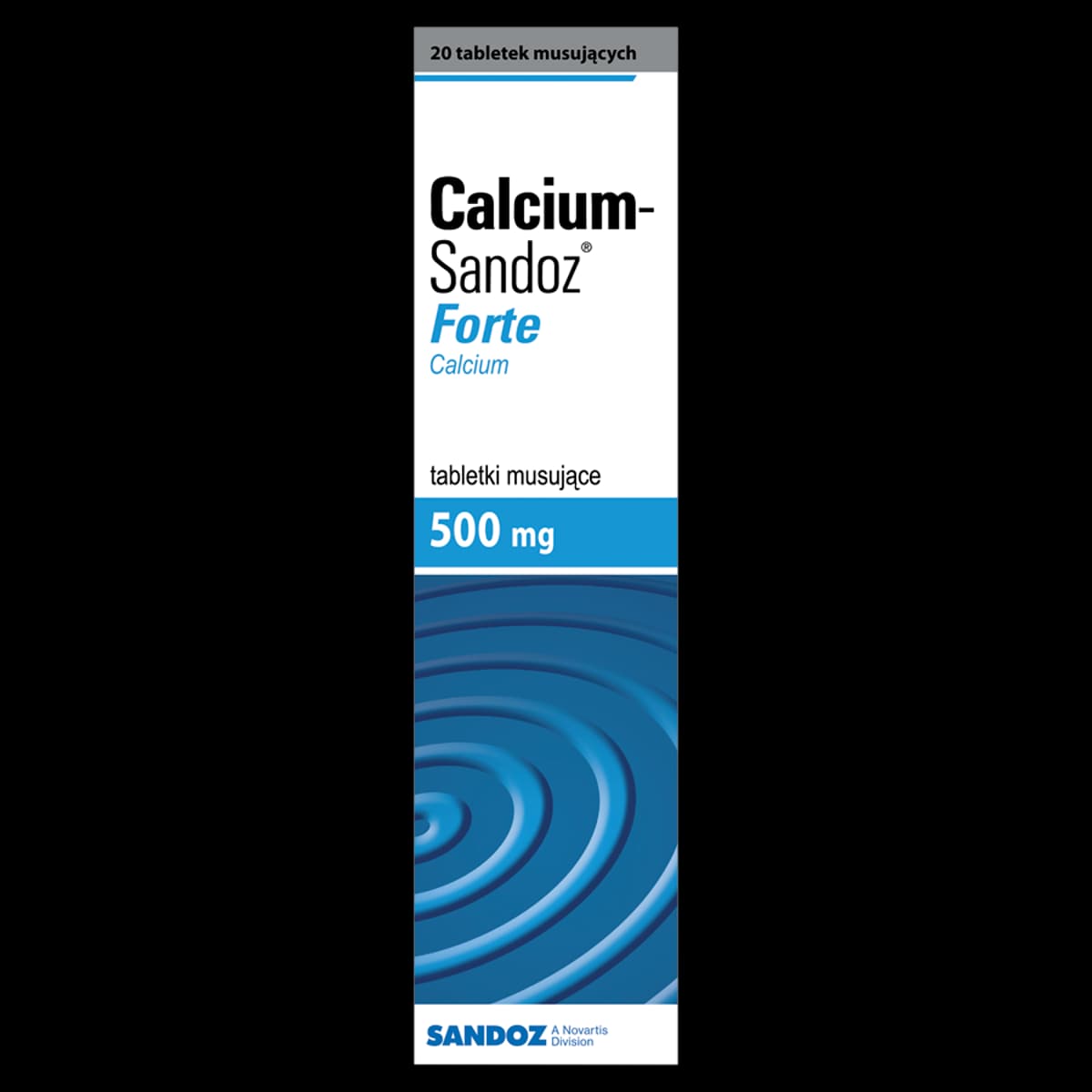 Calcium-Sandoz Forte 500 mg 20 tabletek musujących