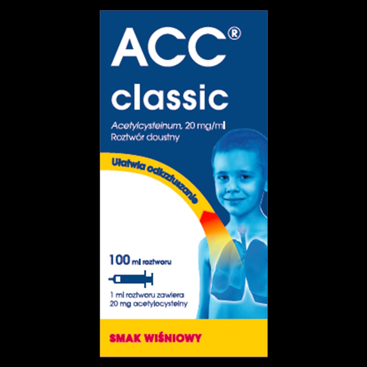 ACC Classic 20 mg/ml o smaku wiśniowym roztwór doustny 100 ml