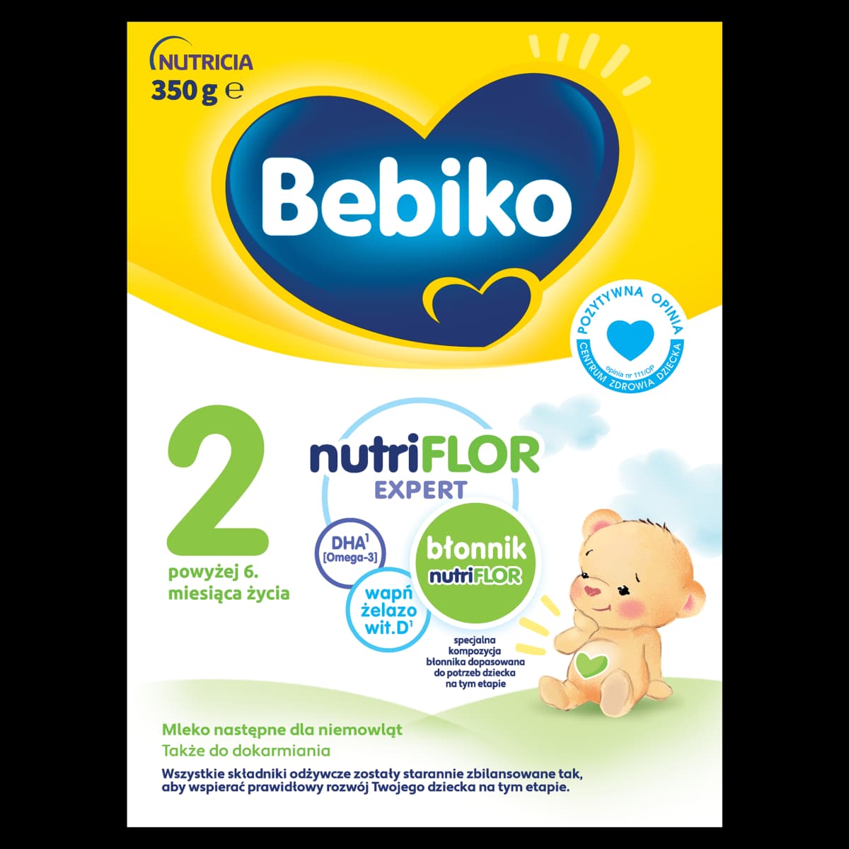 Bebiko 2 Mleko następne dla niemowląt powyżej 6. miesiąca życia 350 g