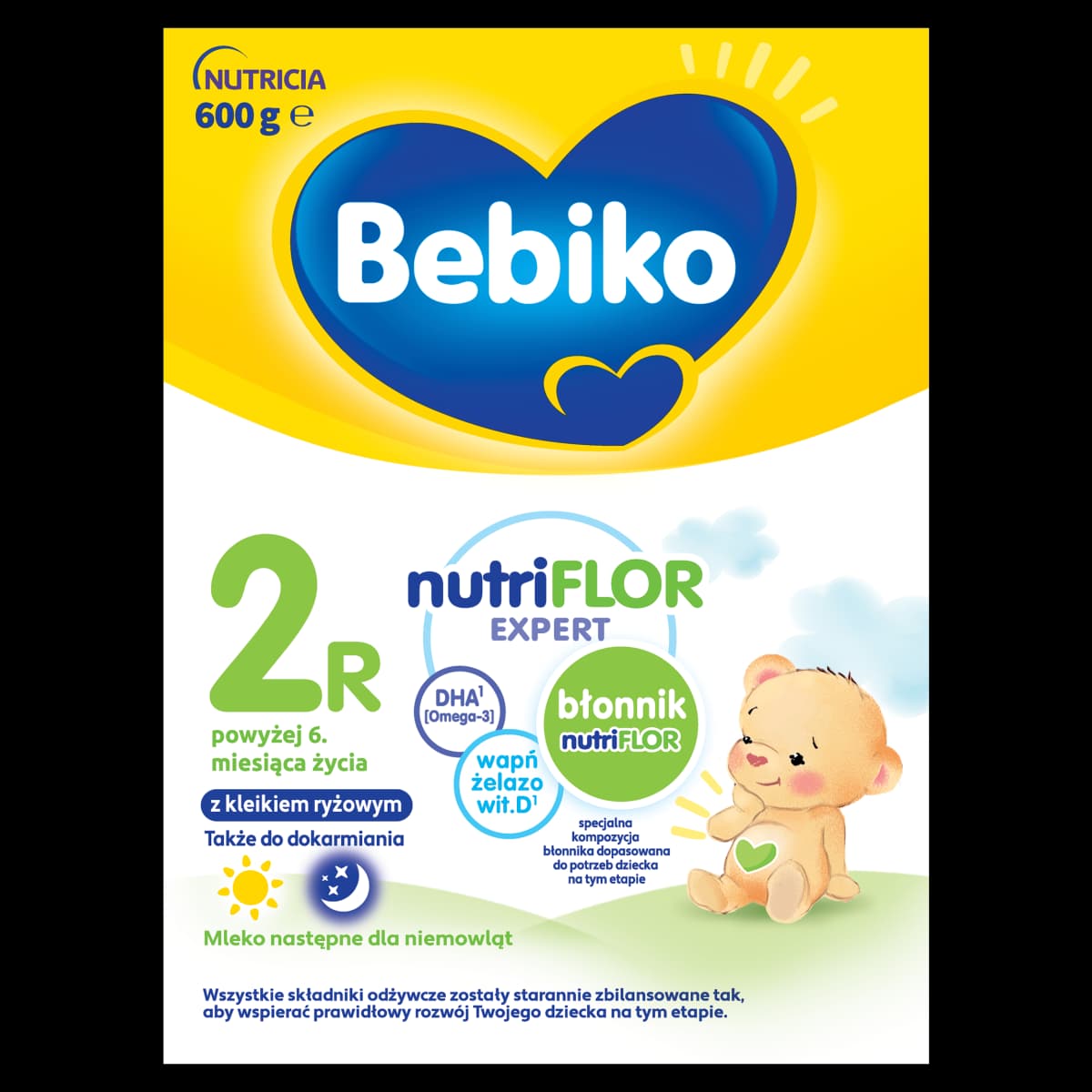 Bebiko 2R Mleko następne dla niemowląt powyżej 6. miesiąca życia 600 g
