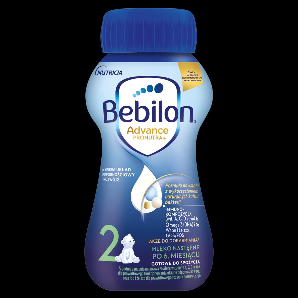 Bebilon 2 Advance Pronutra Mleko następne po 6. miesiącu 200 ml