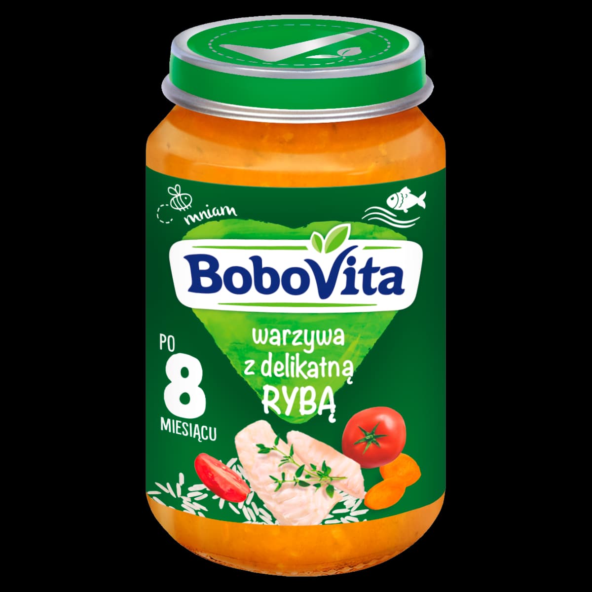 BoboVita Warzywa z delikatną rybą po 8 miesiącu 190 g