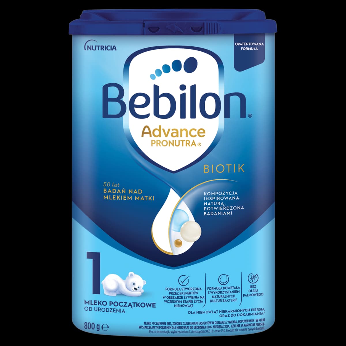 Bebilon 1 Advance Pronutra Biotik Mleko początkowe od urodzenia 800 g