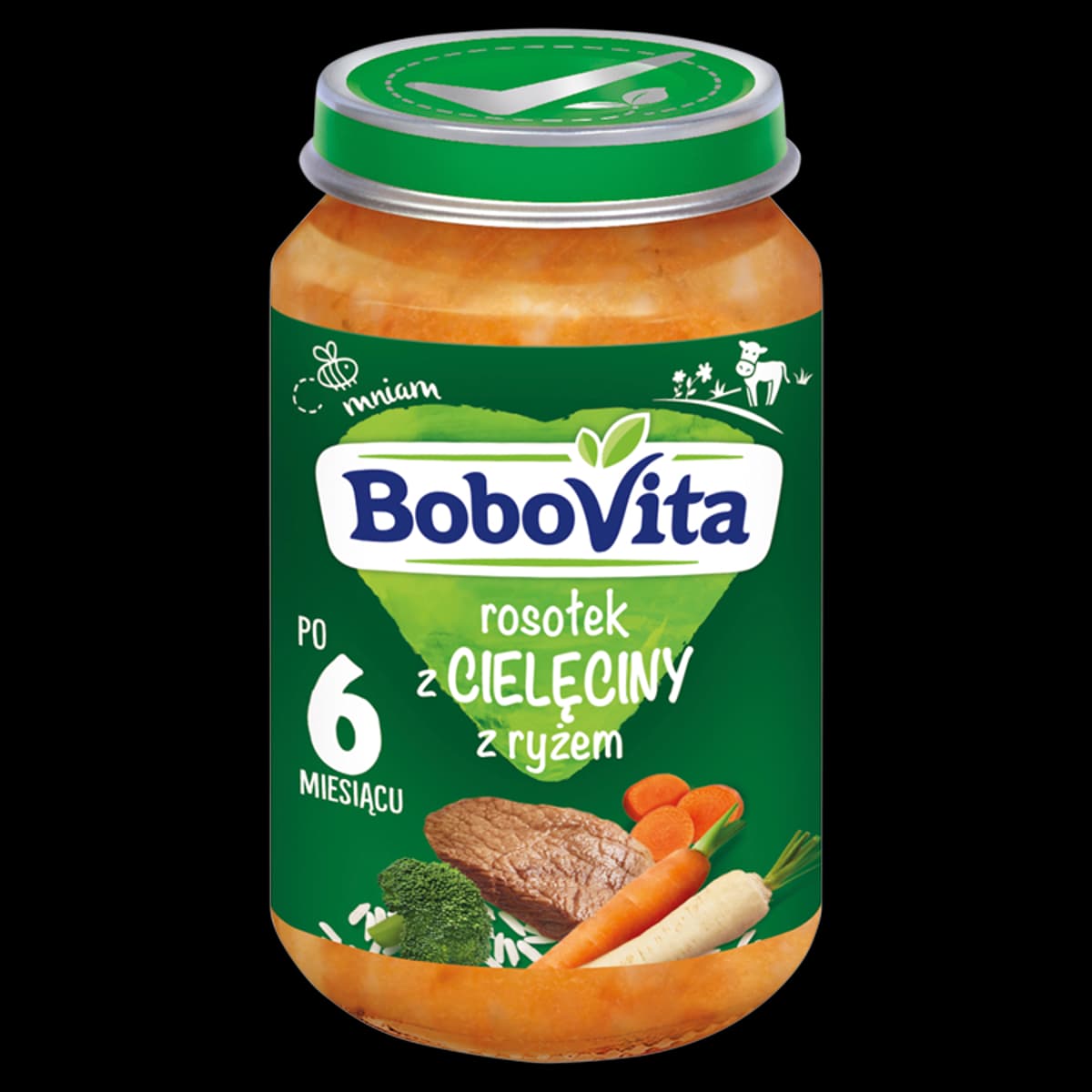 BoboVita Rosołek z cielęciny z ryżem po 6 miesiącu 190 g