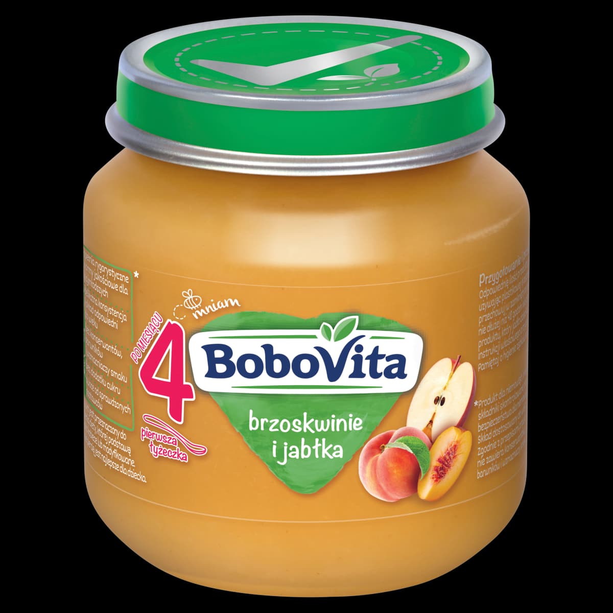 BoboVita Brzoskwinie i jabłka po 4 miesiącu 125 g