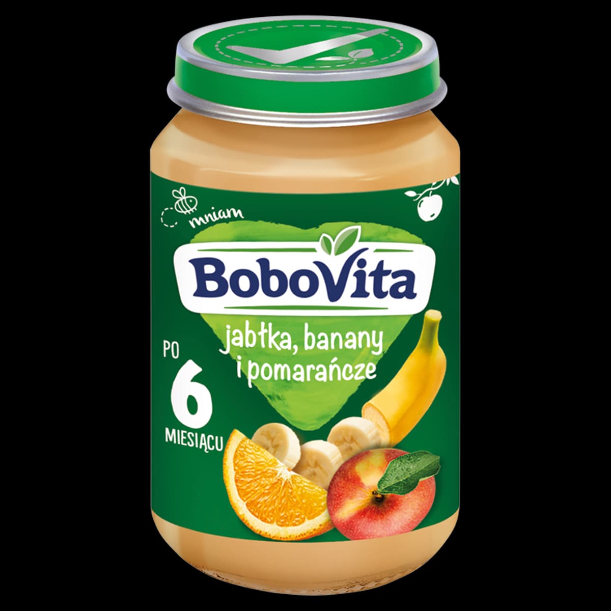 BoboVita Jabłka banany i pomarańcze po 6 miesiącu 190 g