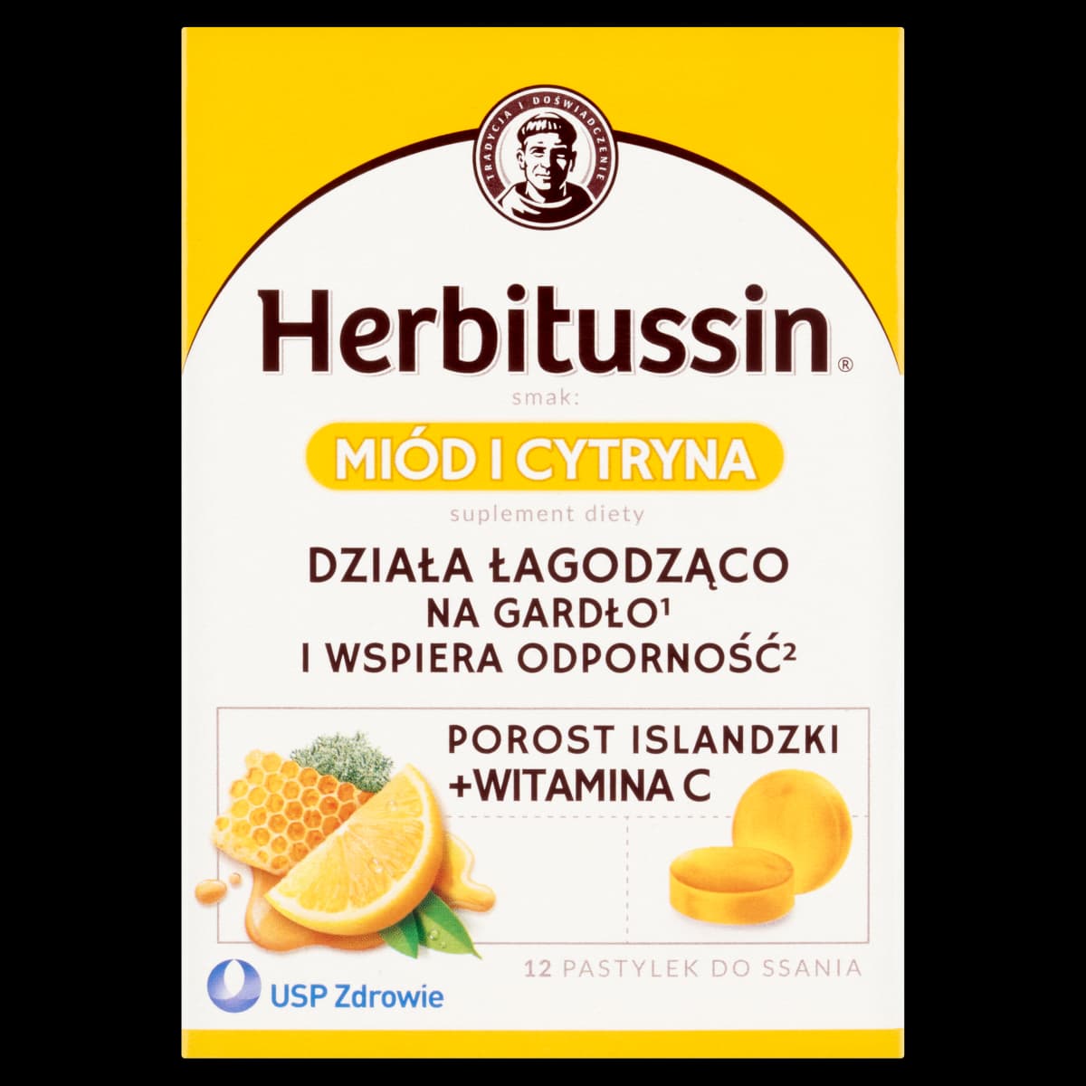 Herbitussin Porost Islandzki 12 pastylek