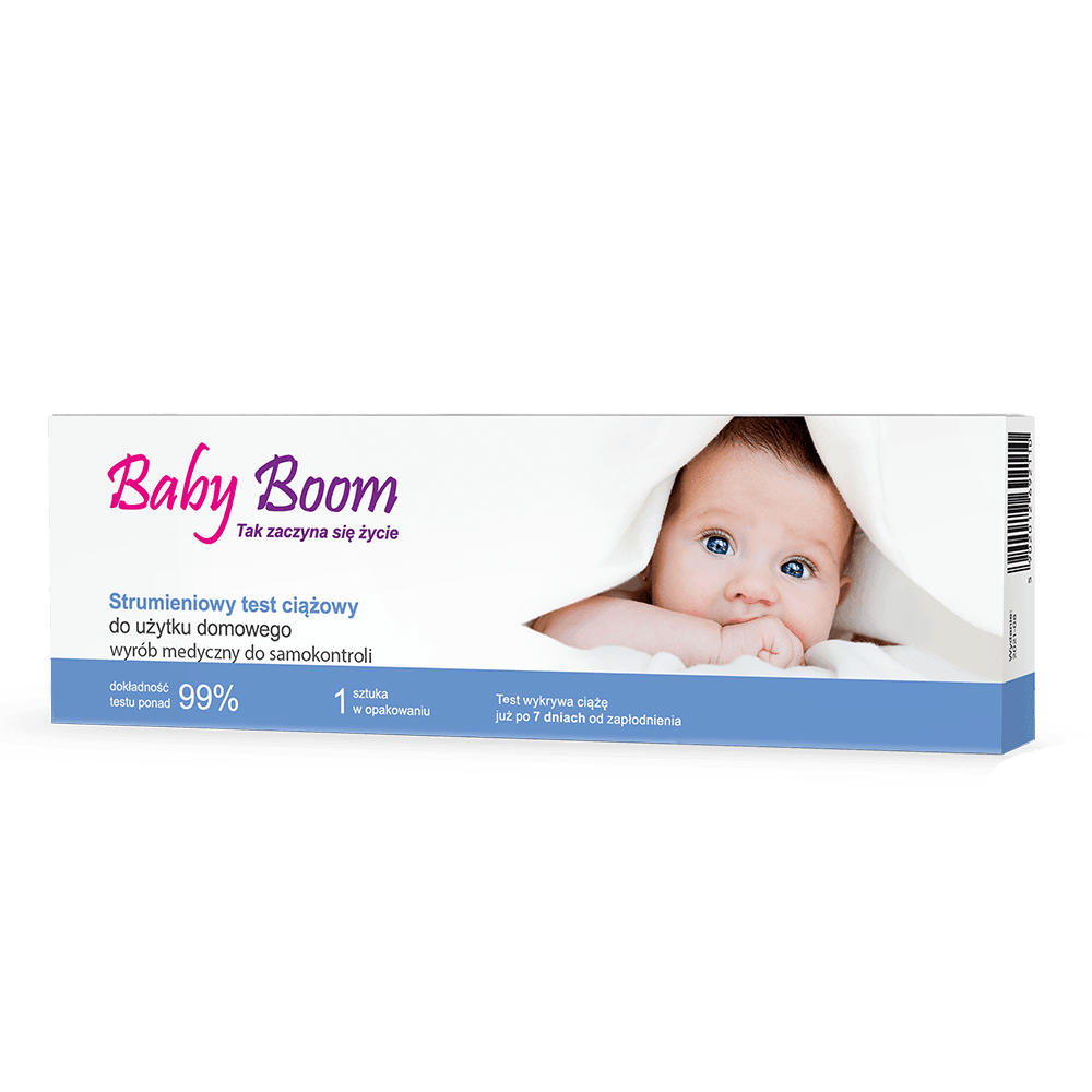 Baby Boom strumieniowy test ciążowy 1 szt.