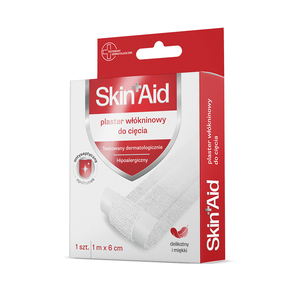 SKIN AID plaster włókninowy do cięcia 1m x 6 cm