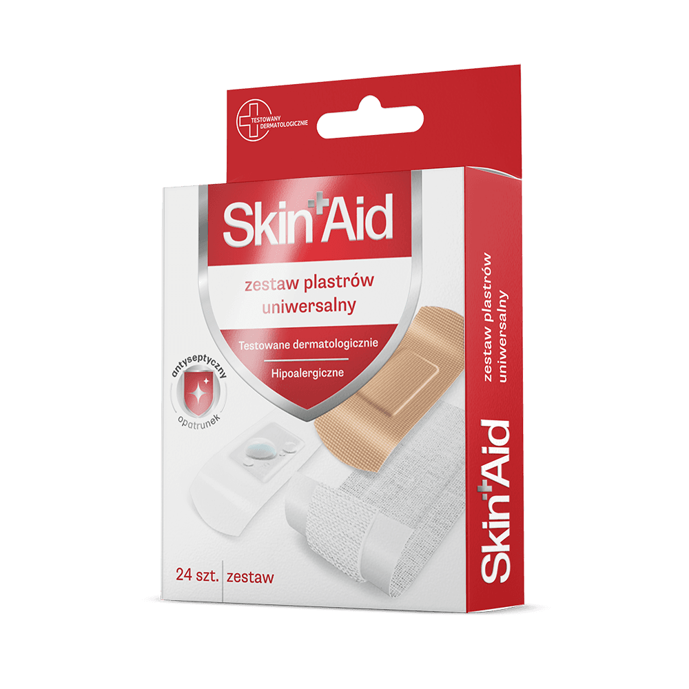 SKIN AID Zestaw plastrów uniwersalnych A’24 szt.