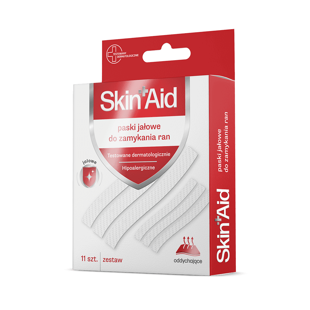 SKIN AID Paski do zamykania ran A’11 szt.
