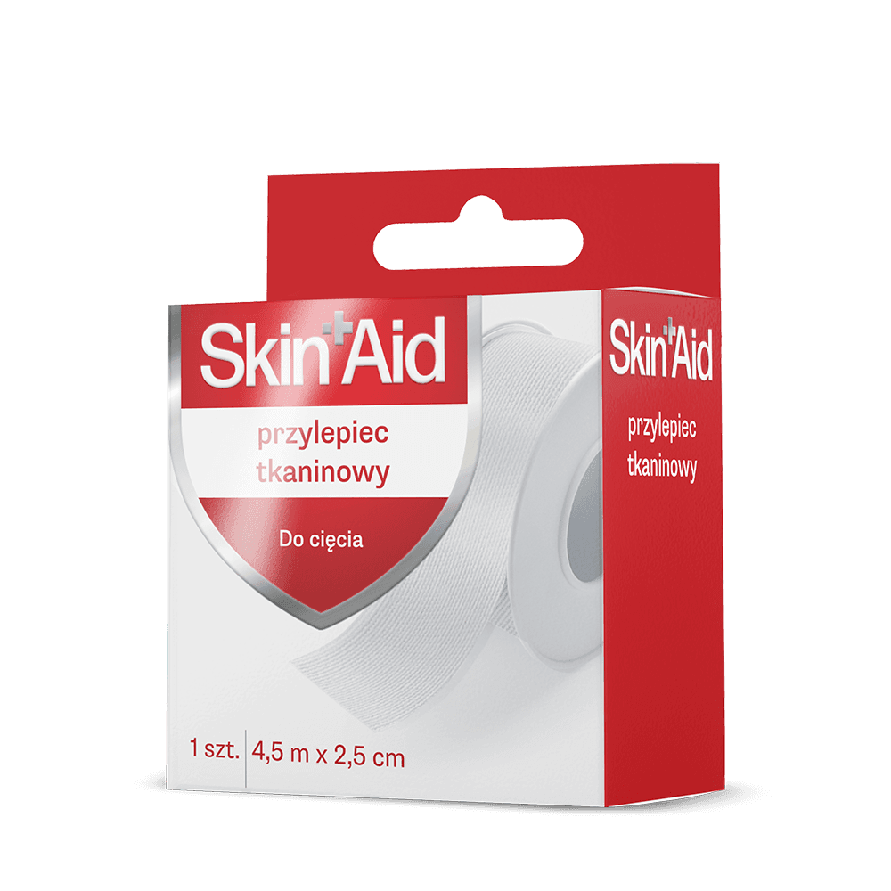 SKIN AID Przylepiec tkaninowy 4,5 m x 2,5 cm