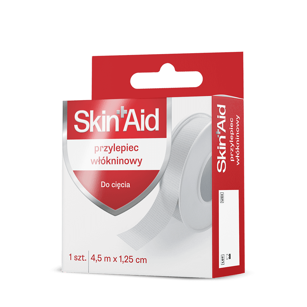 SKIN AID Przylepiec włókninowy 4,5 m x 1,25 cm