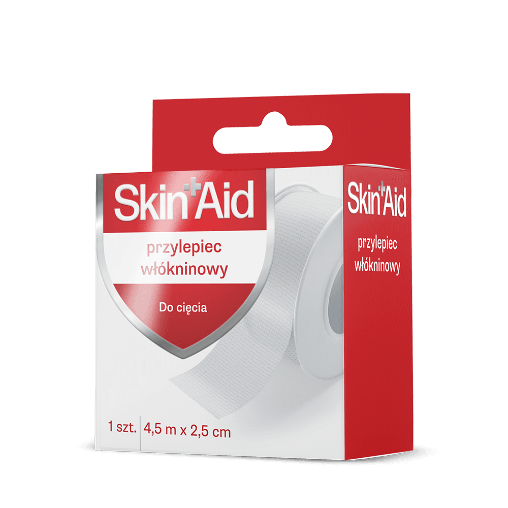 SKIN AID Przylepiec włókninowy 4,5 m x 2,5 cm