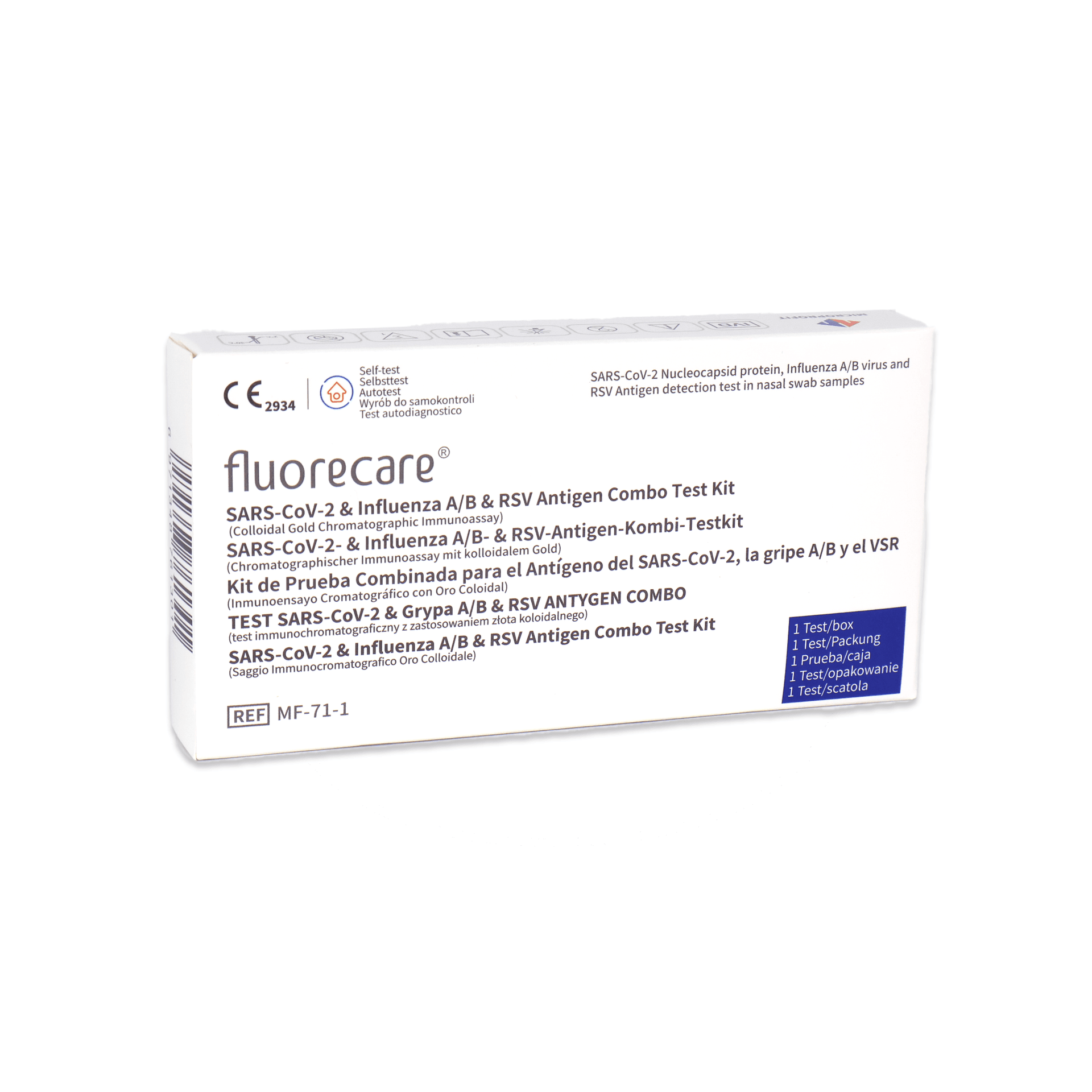 TEST FLUORECARE 4W1 COVID GRYPA RSV