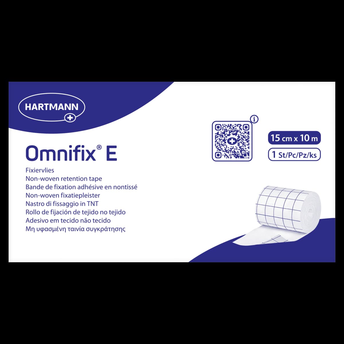 Omnifix E Przylepiec włókninowy do mocowania opatrunków 15 cm x 10 cm