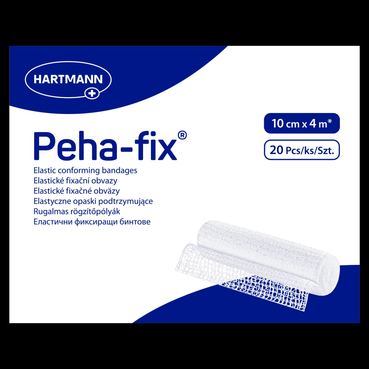 Peha-fix Elastyczne opaski podtrzymujące 10 cm x 4 m 20 sztuk