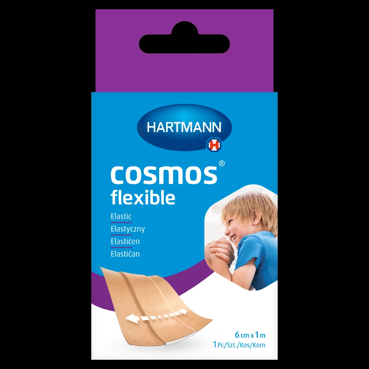Cosmos Flexible Plastry elastyczne 6 cm x 1 m
