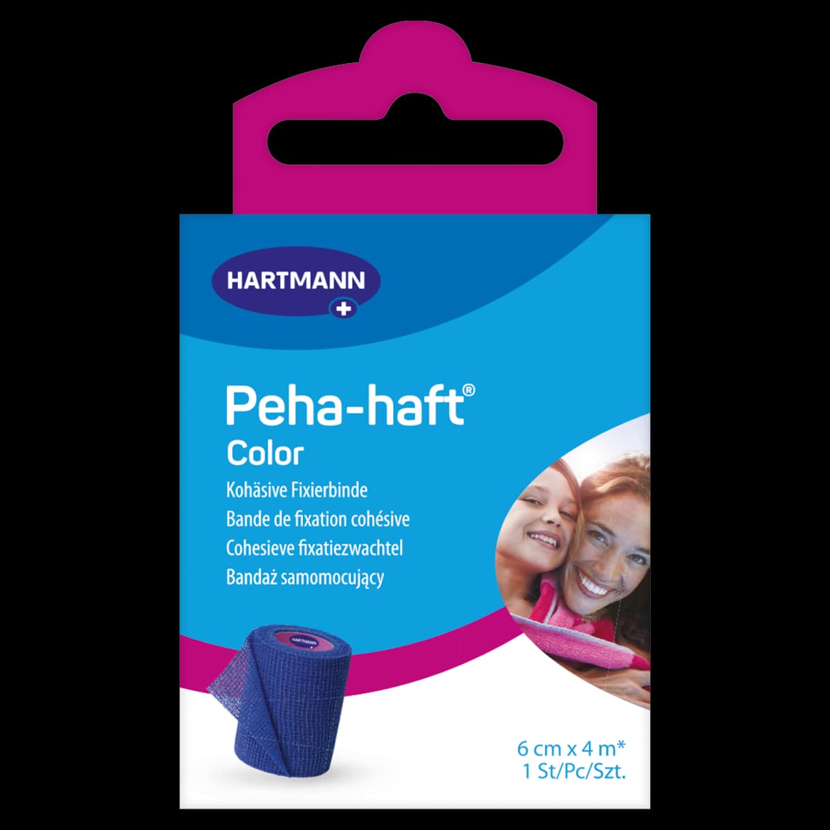 Peha-haft Color Bandaż samomocujący 6 cm x 4 m