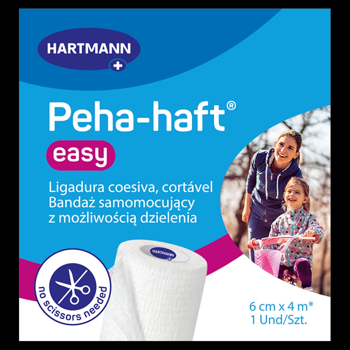 Peha-Haft Easy Bandaż biały 6 cm x 4 m 1 szt.