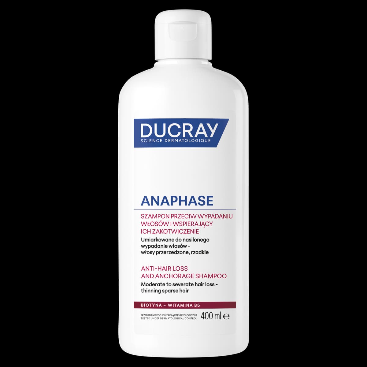 Ducray Anaphase szampon przeciw wypadaniu włosów i wspierający ich zakotwiczenie 400 ml