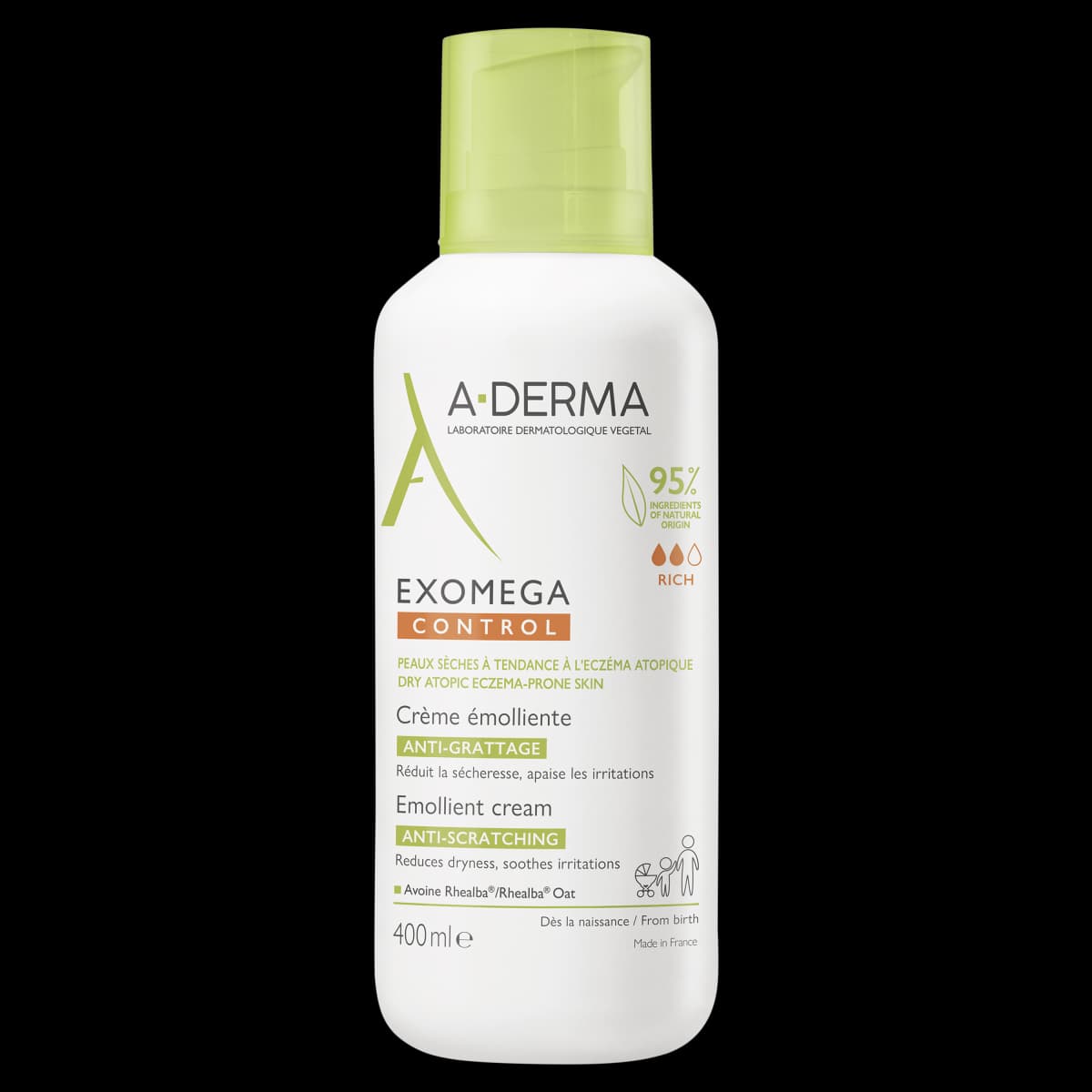 A-Derma Exomega Control Krem emolient przeciw drapaniu 400 ml