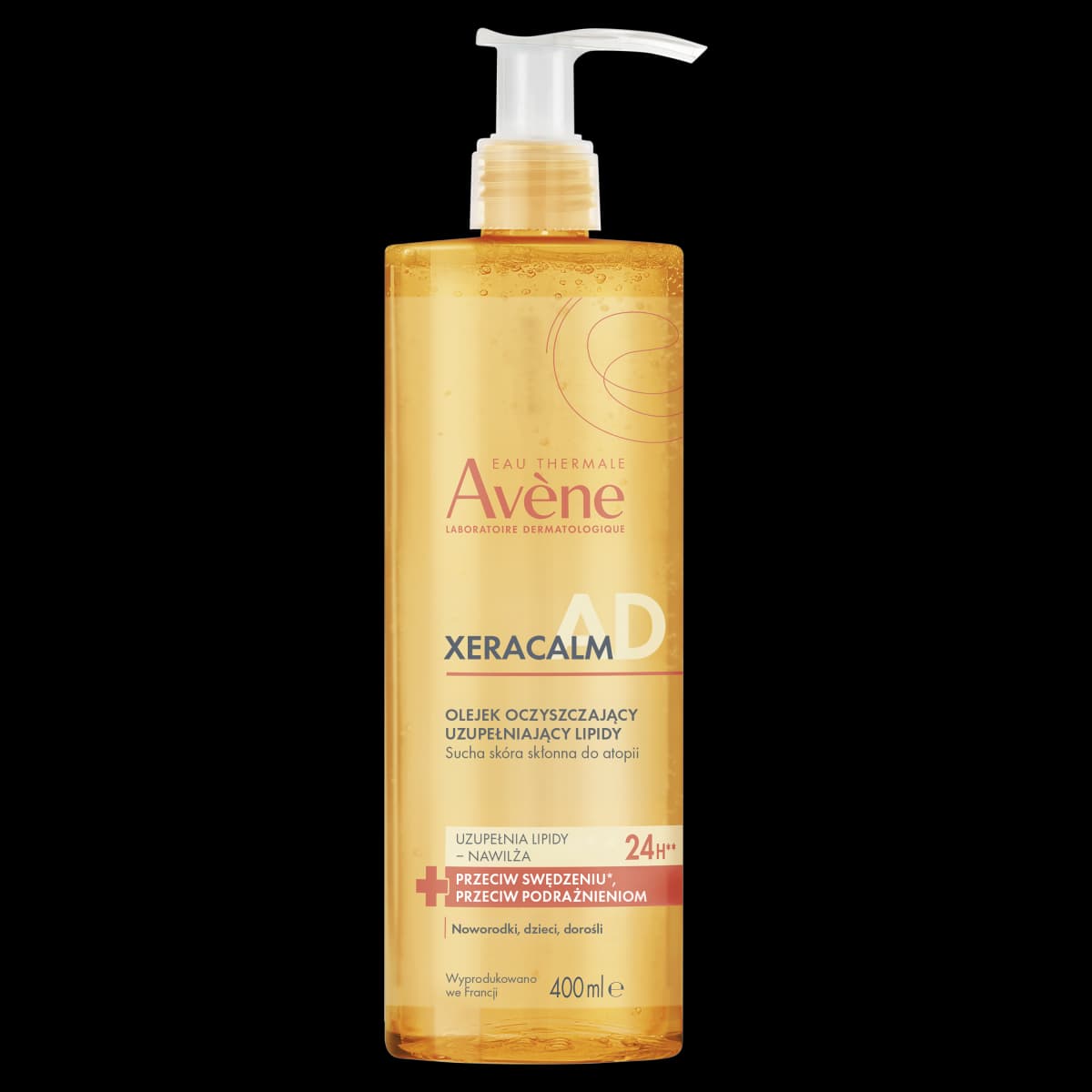 Avène XeraCalm AD Olejek oczyszczający uzupełniający lipidy 400 ml