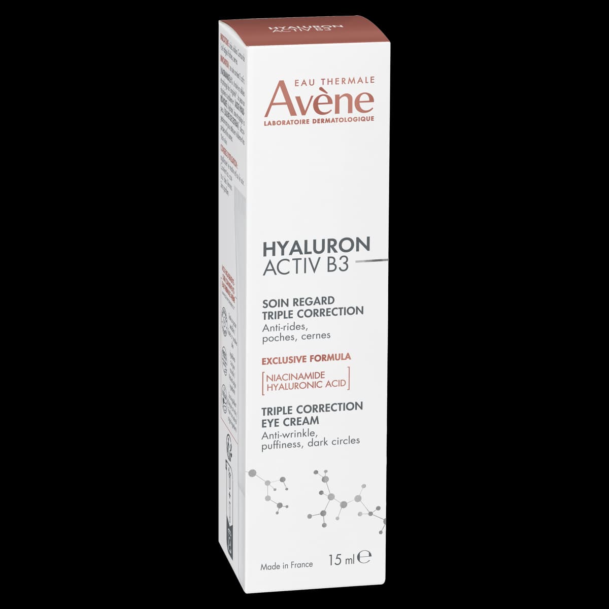Avène Hyaluron Activ B3 Krem pod oczy o potrójnym działaniu korygującym 15 ml