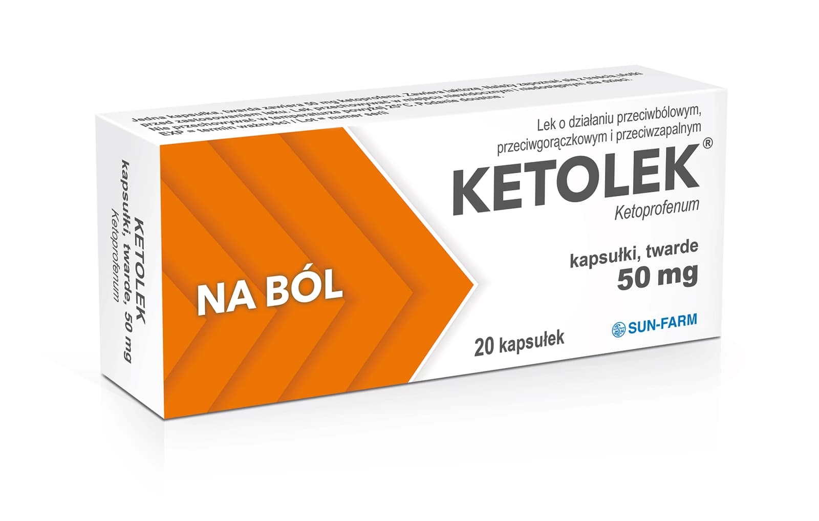 Ketolek 50 mg 20 kapsułek