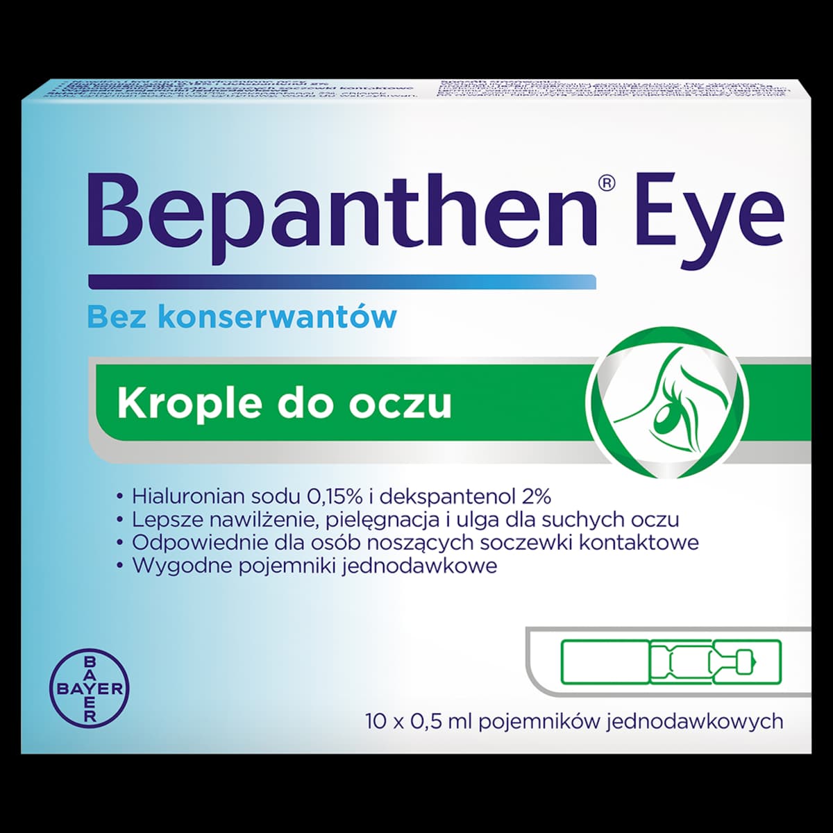 Bepanthen Eye Krople do oczu 10 op. x 0,5 ml