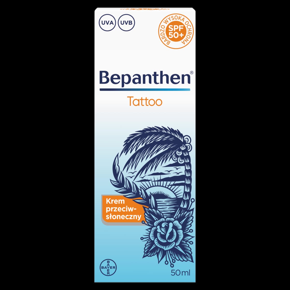Bepanthen Tattoo Krem przeciwsłoneczny SPF 50+ 50 ml