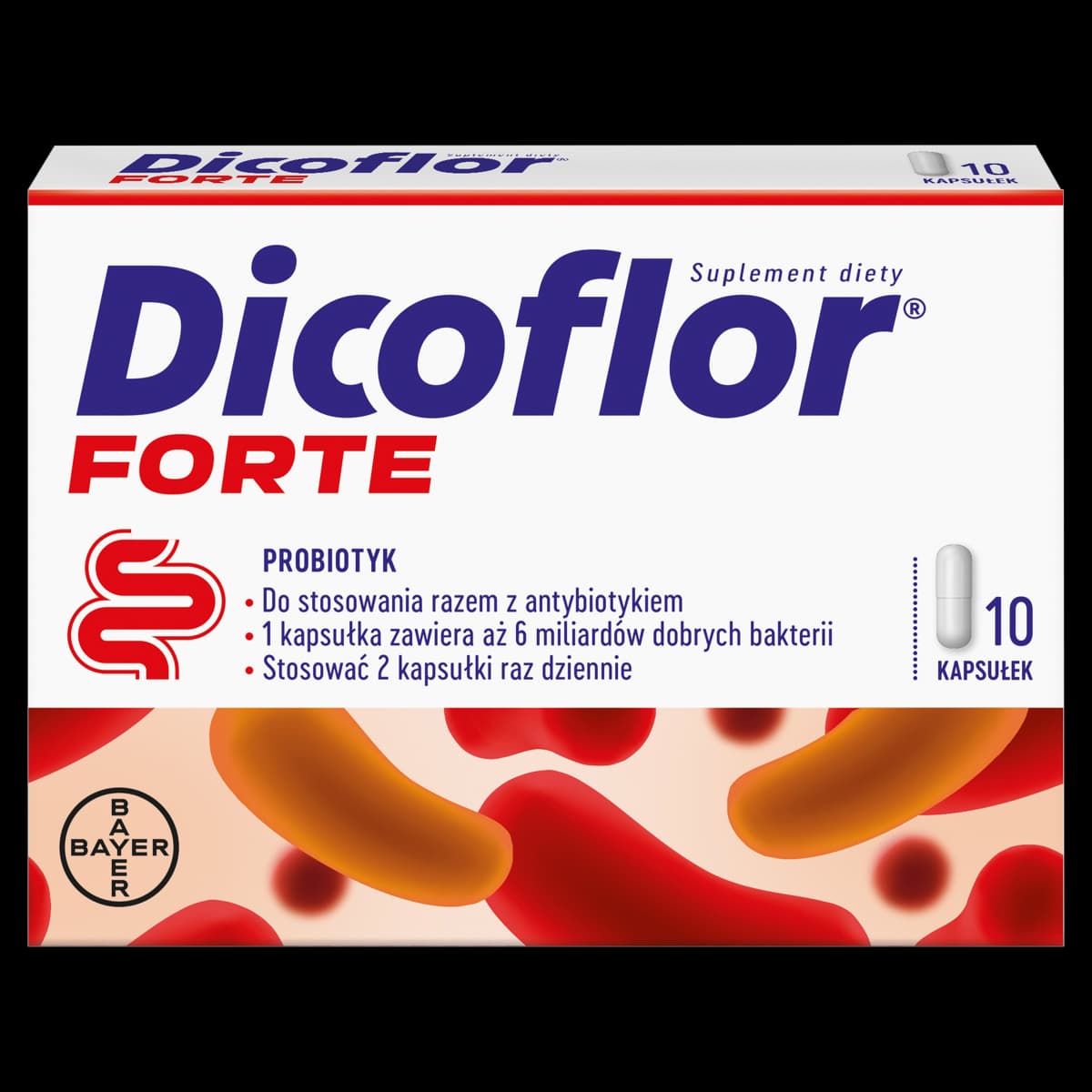 Dicoflor Forte Probiotyk 10 kapsułek