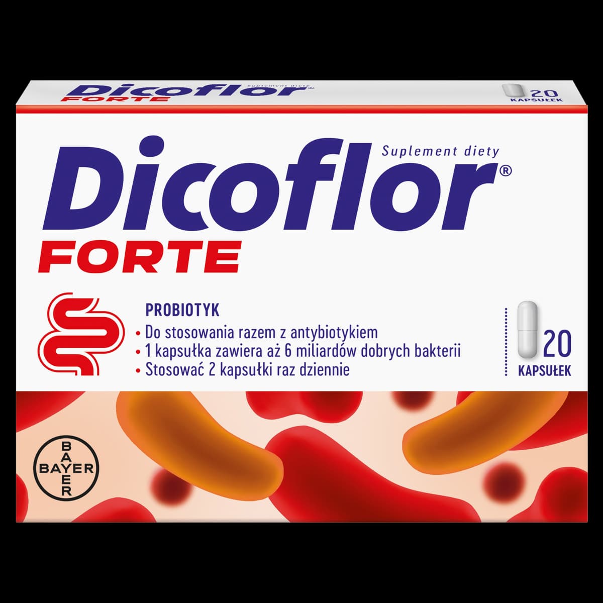 Dicoflor Forte Probiotyk 20 kapsułek