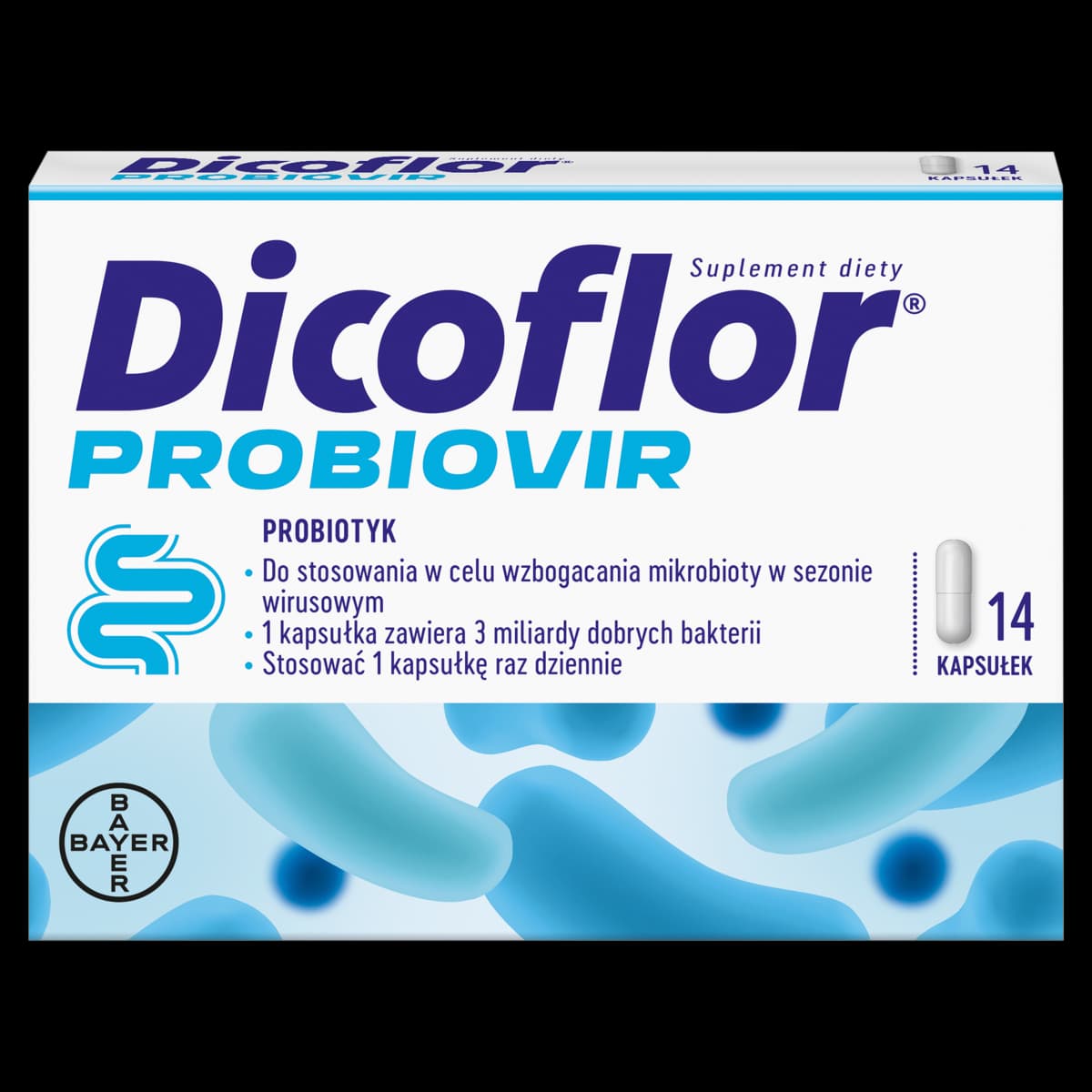 Dicoflor Probiovir Probiotyk 14 kapsułek