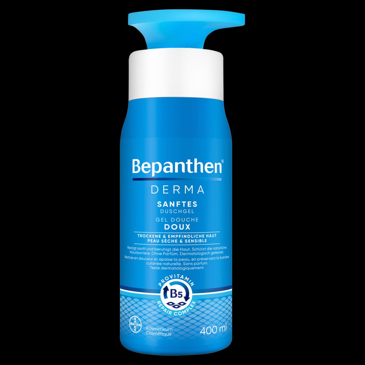 Bepanthen Derma Żel do mycia ciała do suchej i wrażliwej skóry 400 ml
