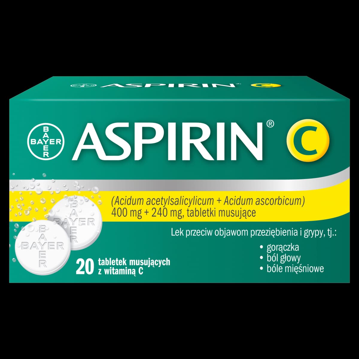 Aspirin C 20 tabletek Bayer