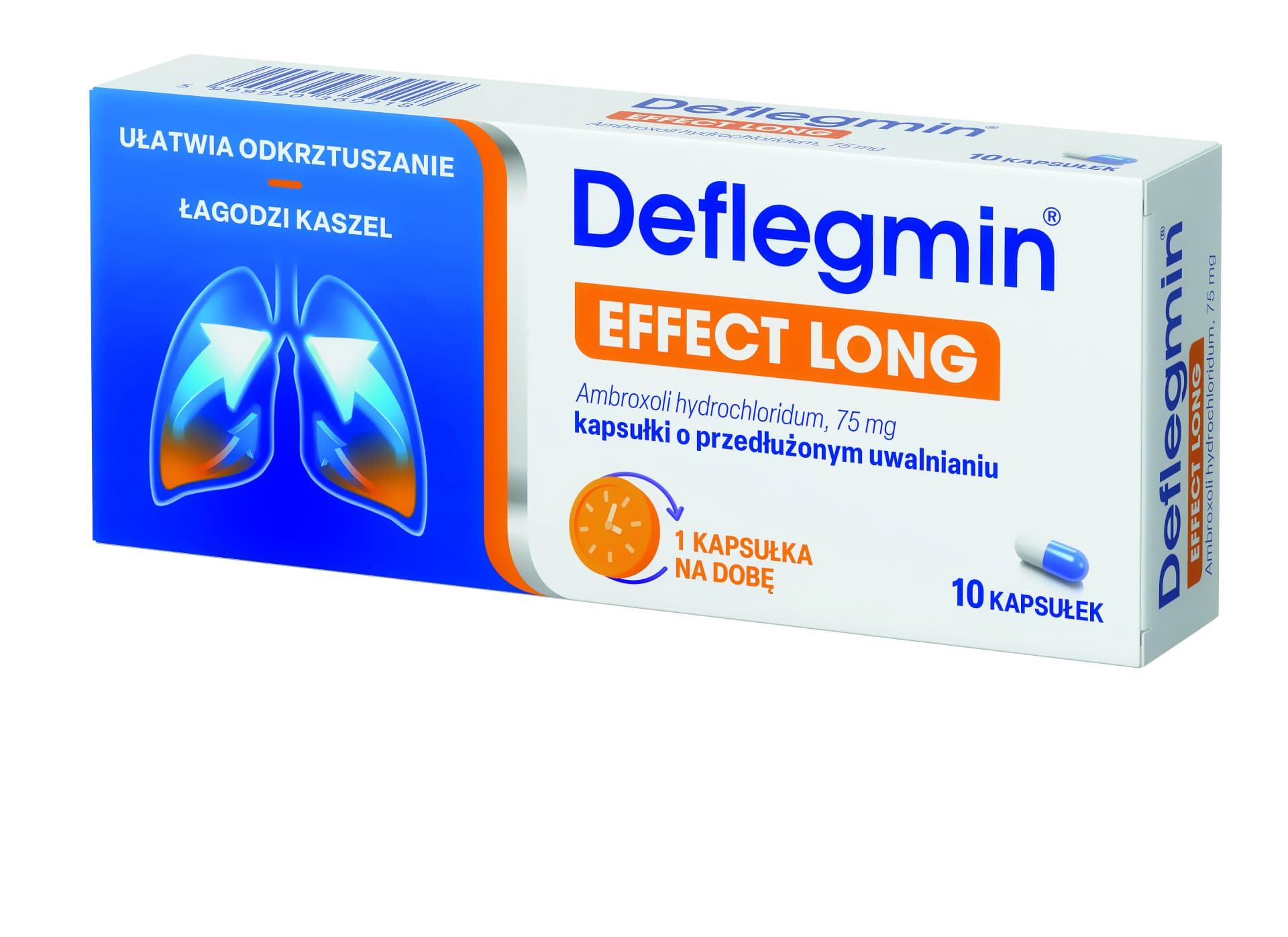 Deflegmin Effect Long 10 kapsułek