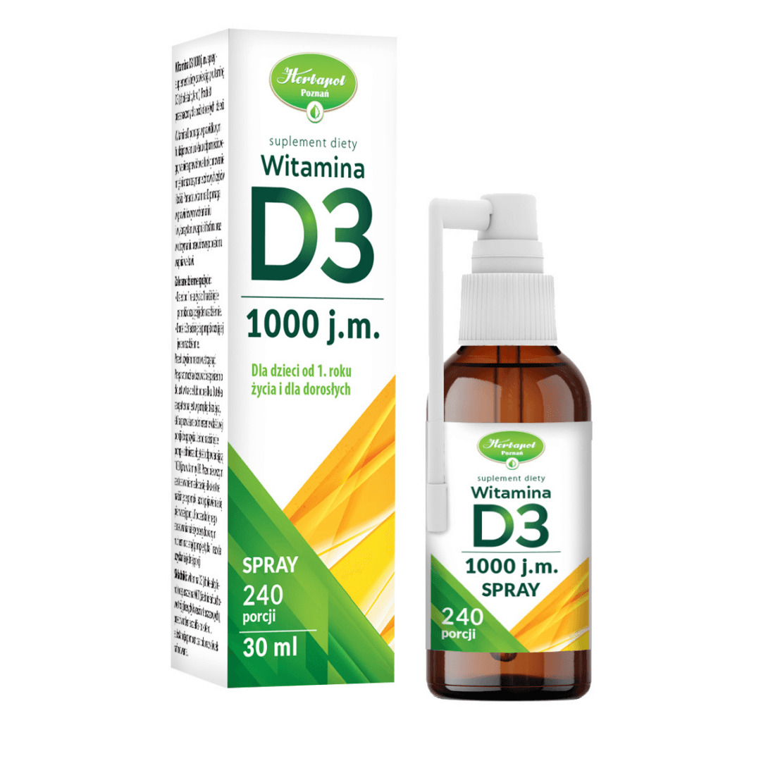 Witamina D3 1000 j.m. spray 30 ml 240 porcji