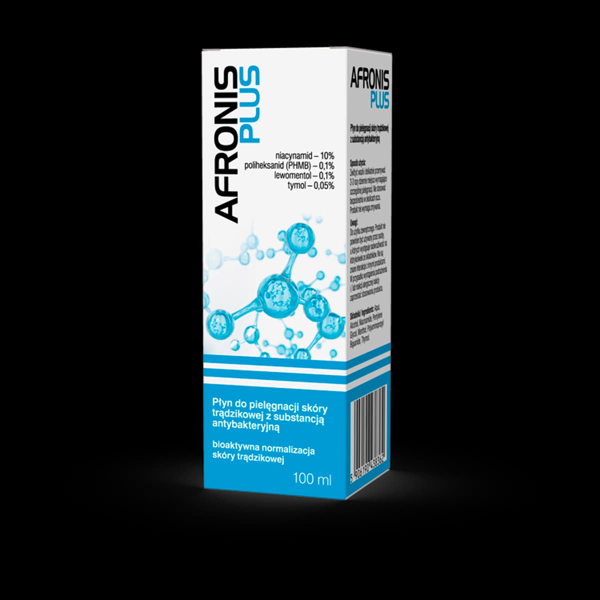 Afronis Plus Płyn do pielęgnacji skóry trądzikowej z substancją antybakteryjną 100 ml