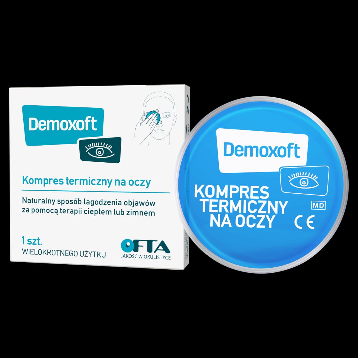 Demoxoft Kompres termiczny na oczy