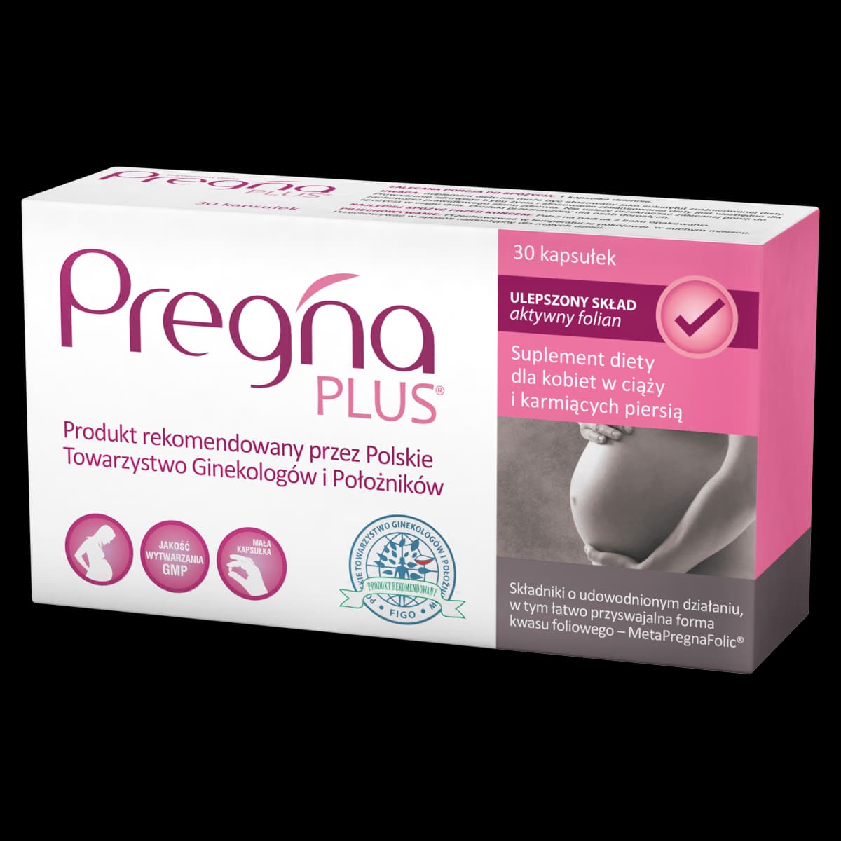 Pregna Plus dla kobiet w ciąży i karmiących piersią 30 kapsułek