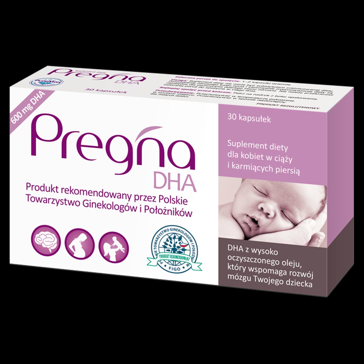 Pregna DHA 600 mg 30 kapsułek