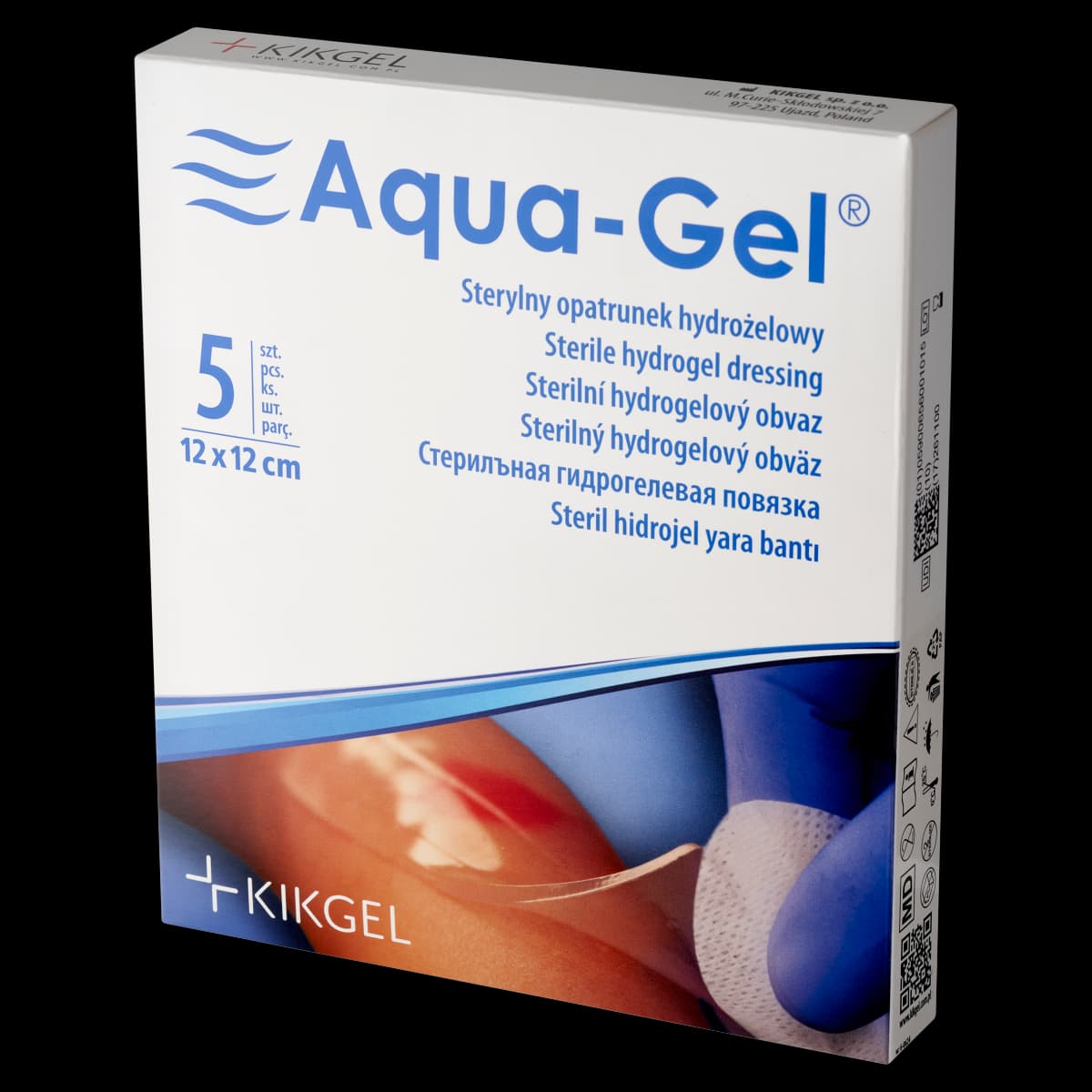 Aqua-Gel sterylny opatrunek hydrożelowy 12 x 12 cm 5 sztuk
