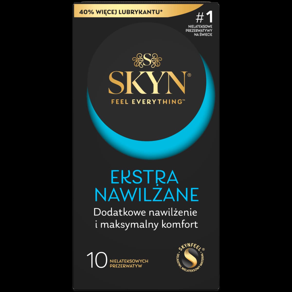 Skyn Nielateksowe prezerwatywy ekstra nawilżane 10 sztuk