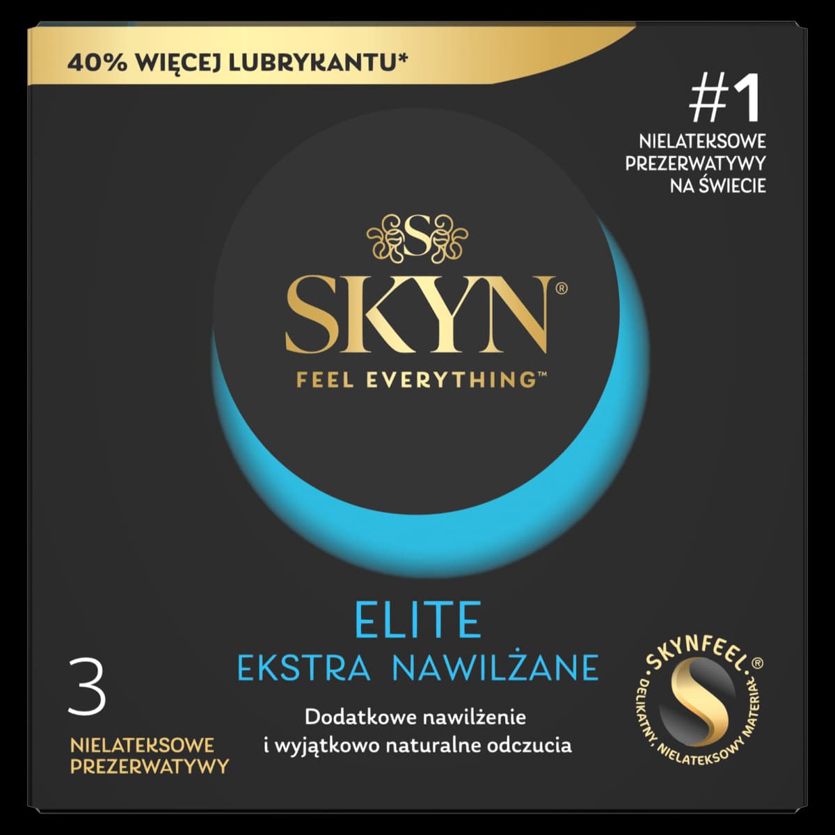 Skyn Elite Wyrób medyczny nielateksowe prezerwatywy 3 sztuki