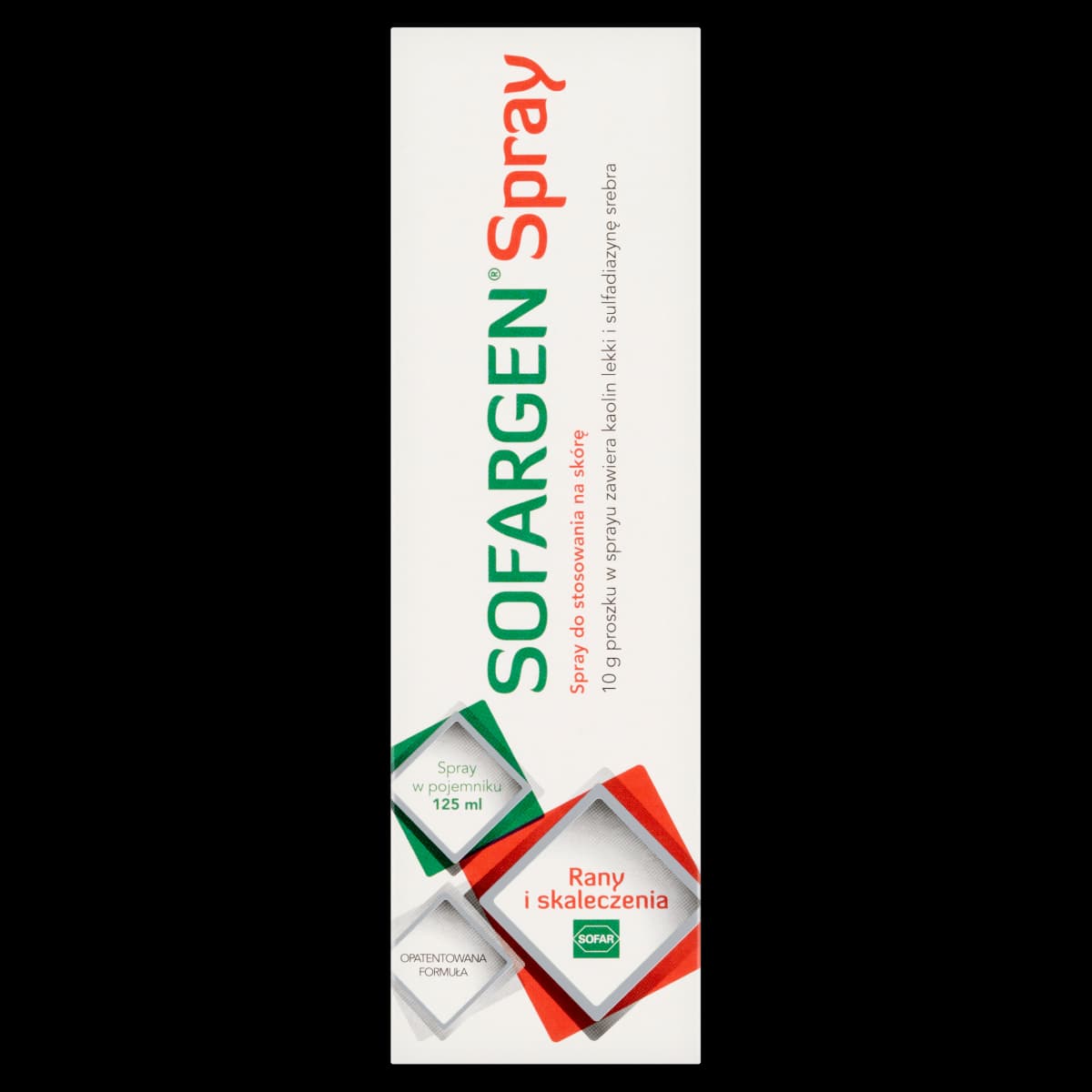 Sofargen spray do stosowania na skórę 125 ml