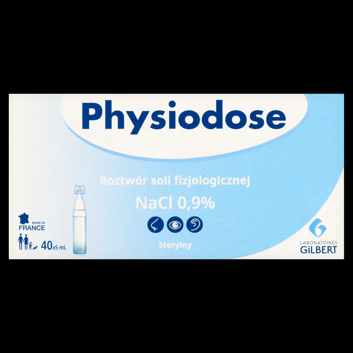 Physiodose Roztwór soli fizjologicznej NaCl 0,9% sterylny 40 ampułek x 5 ml